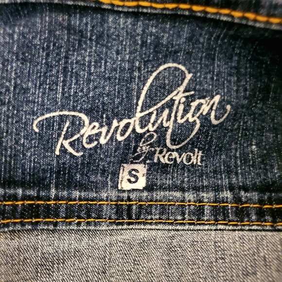 Girls Jean Jacket / Revolution by Revolt / Size S - Picture 3 of 4
